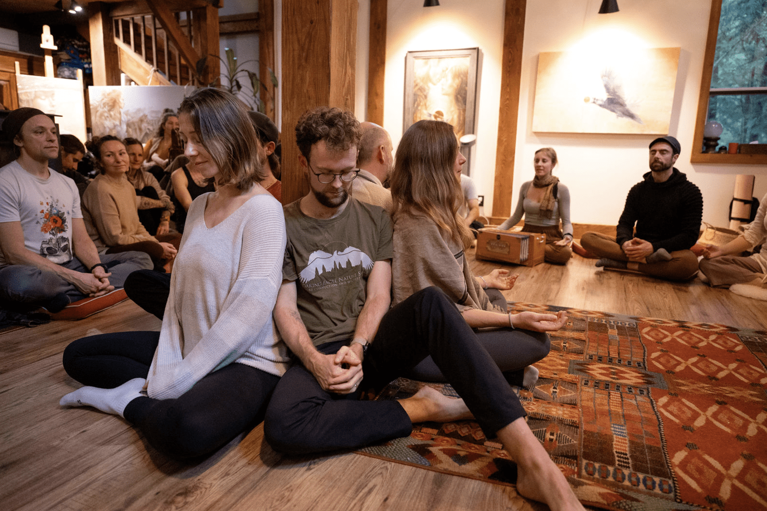 Participants in a grounded somatic practice
